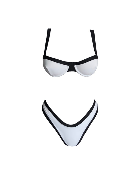 NYX BIKINI - WHITE & BLACK