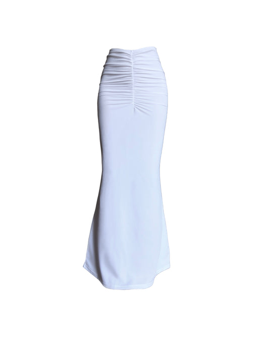MEDEA LONG SKIRT - WHITE